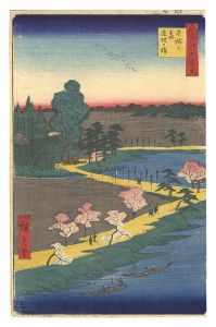 Hiroshige I/One Hundred Famous Views of Edo / Azuma Shrine and the Entwined Camphor[名所江戸百景　吾嬬の森連理の梓]