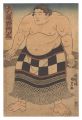 <strong>Kunisada I</strong><br>Sumo Wrestler Musashino Monta