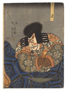 Kuniyoshi/Kabuki Play: Ichinotani Musha-e no Iezuto[一谷武者画土産]