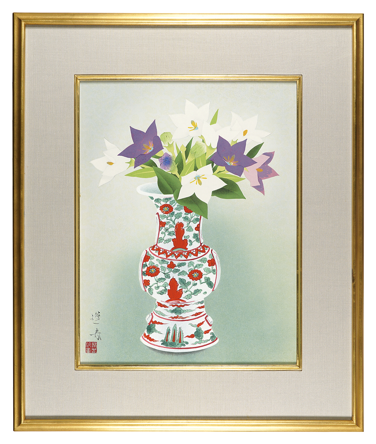 Yamaguchi Hoshun “Vase of Flowers”／