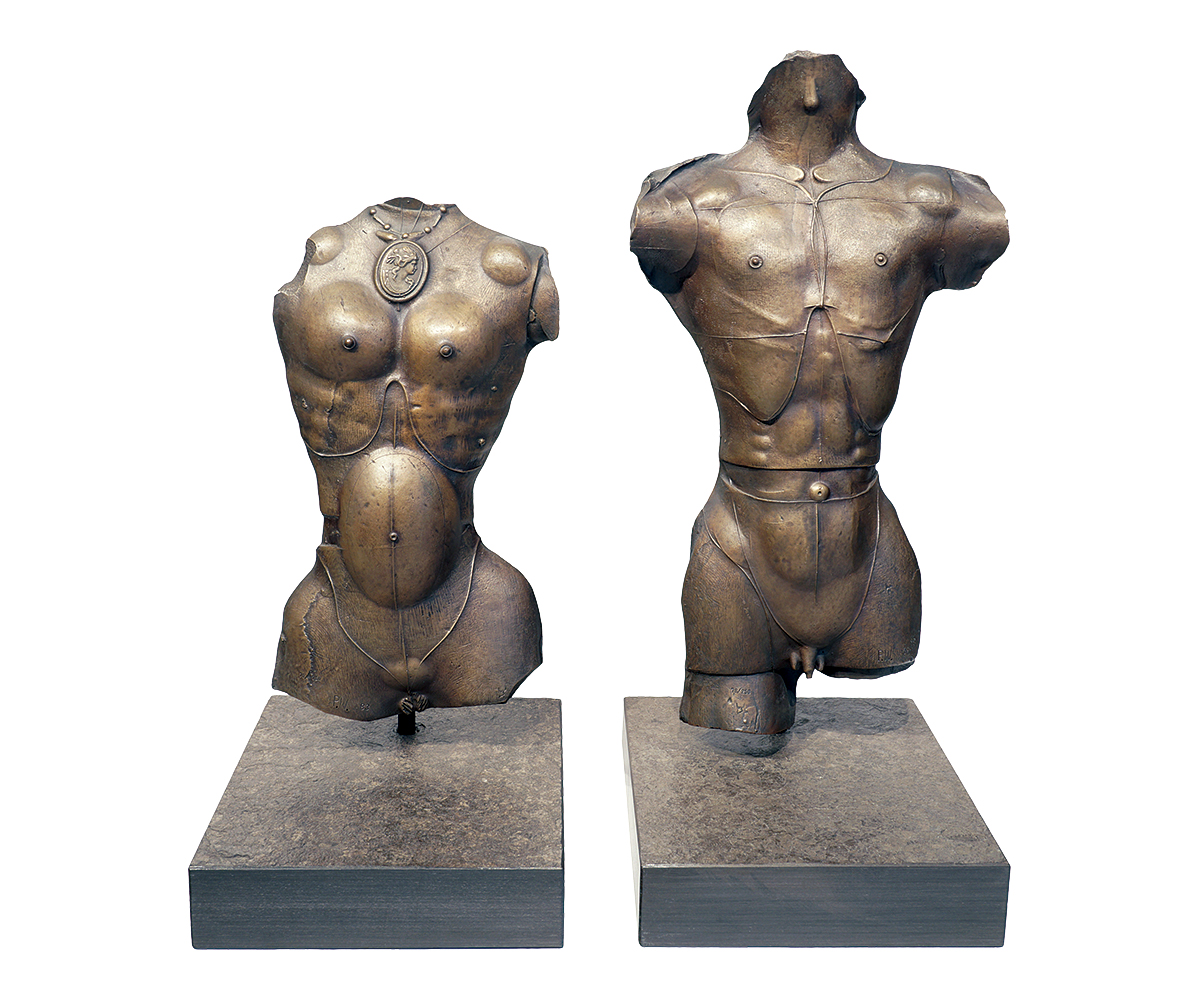 Paul Wunderlich “Weiblicher torso mit medaillon・Mannlicher torso (a set of 2)
”／