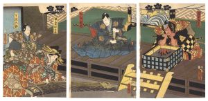Toyokuni III/Kabuki Play: Dannoura Kabuto Gunki[壇浦兜軍記]