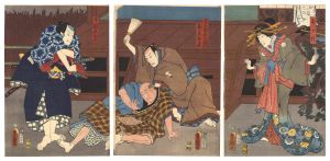 Toyokuni III/Kabuki Play: The Storehouse of Loyal Retainers[仮名手本忠臣蔵]