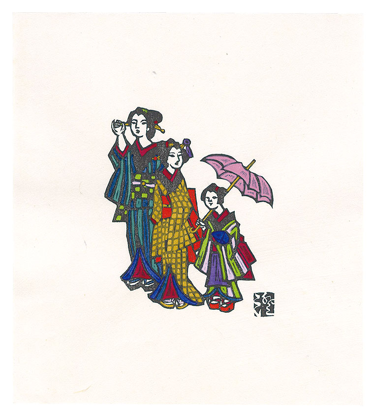 Kawakami Sumio “Women in the Style of the Meiji Era”／