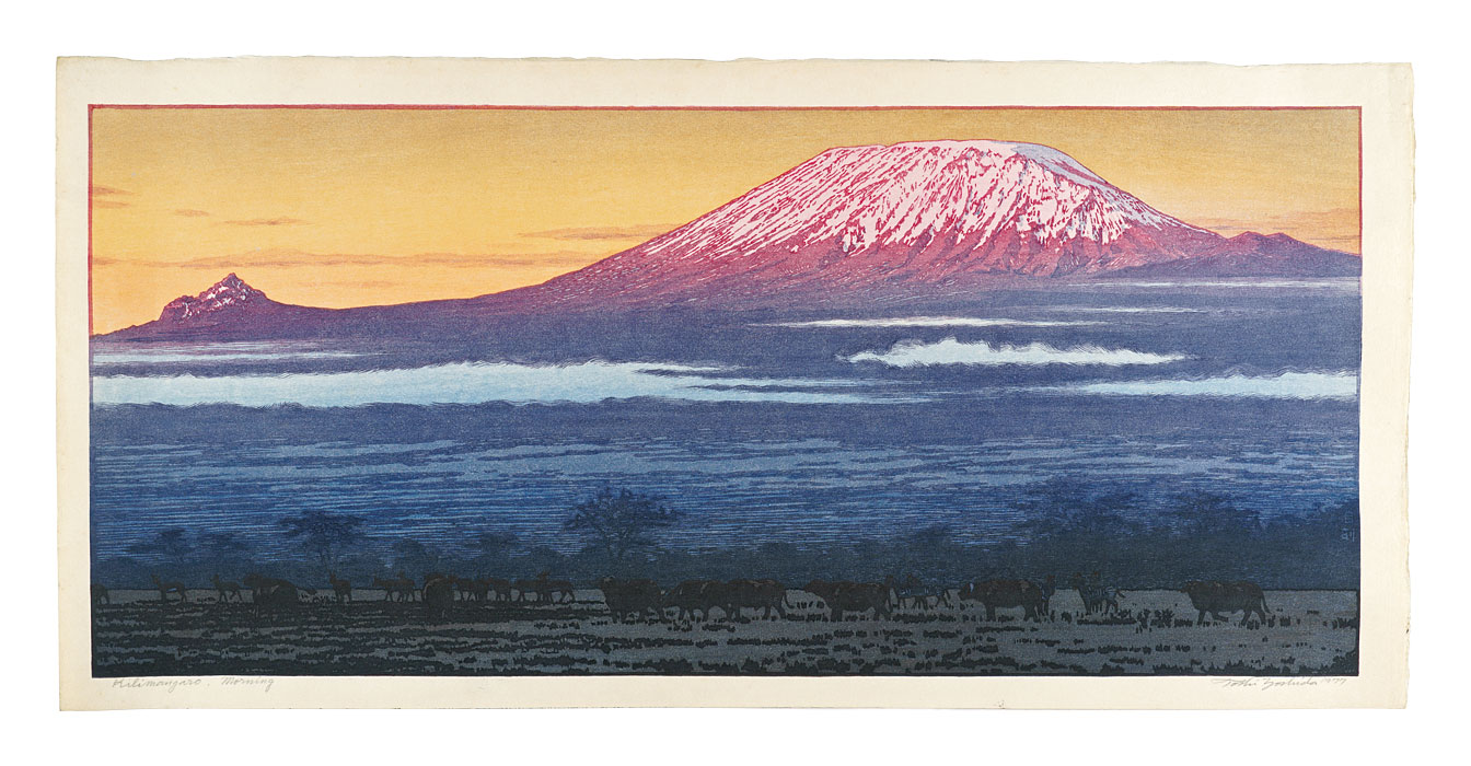 Yoshida Toshi “Kilimanjaro, Morning”／