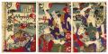 <strong>Kunichika and Hiroshige III</strong><br>Four Actors with a Festival Fl......