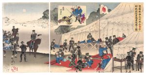 Ryua/Russo-Japanese War: Great Japan Red Cross Battlefield Hospital Treating Injured[日露戦争大日本赤十字野戦病院負傷者救療の図]