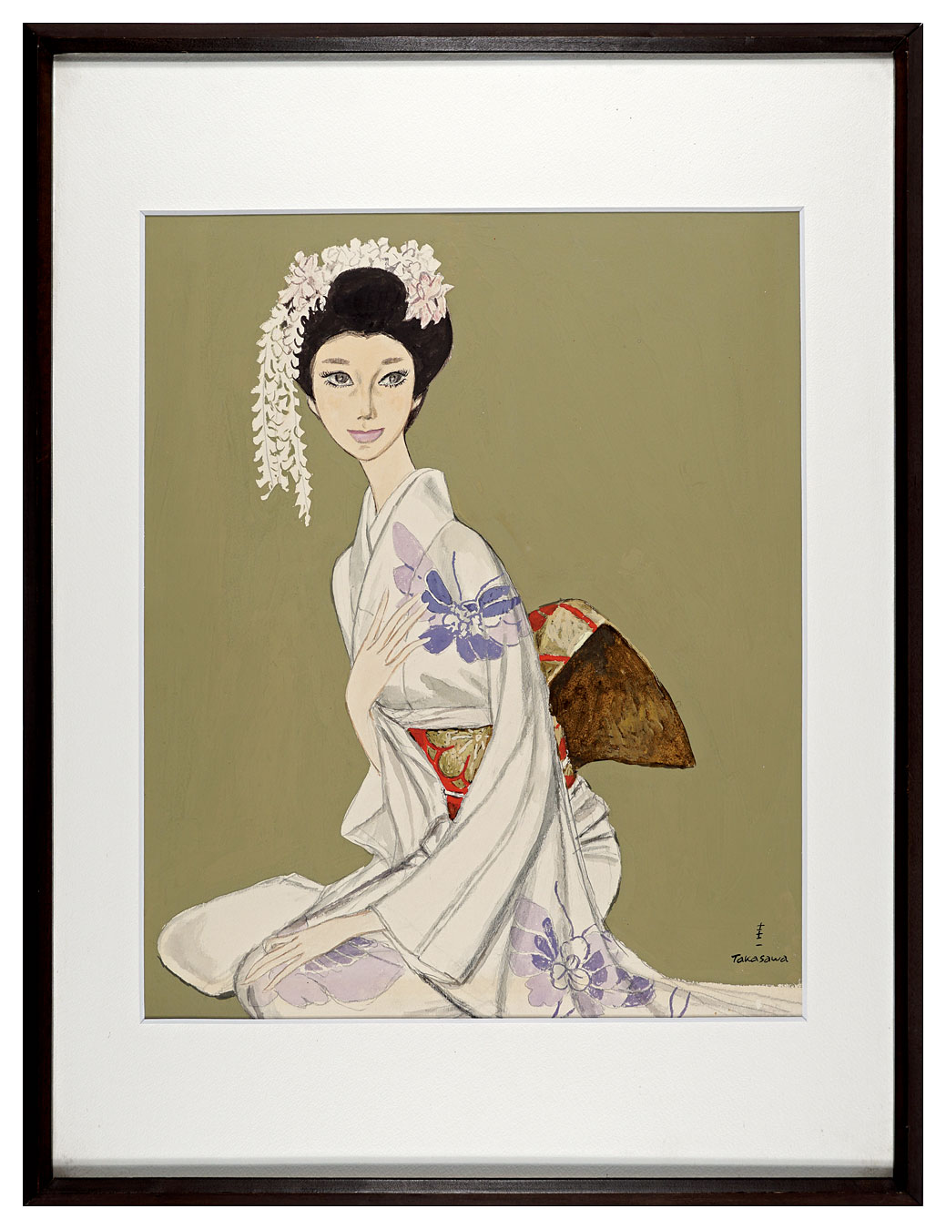 Takazawa Keiichi “Woman in Kimono”／