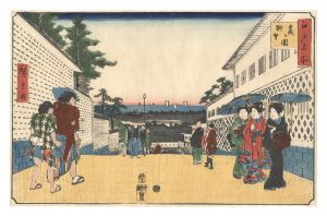 Hiroshige I/Famous Places in Edo / View of Kasumigaseki[江戸名所　霞ヶ関眺望]