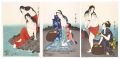 <strong>Utamaro</strong><br>Abalone Divers【Reproduction】........