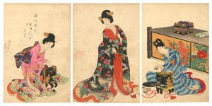 Chikanobu/Ladies of the Tokugawa Period / Kai-awase[徳川時代貴婦人之図　貝合せ]