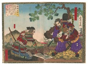 Toyonobu/Newly Selected Records of the Taiko Hideyoshi / Stratagem for Mount Shosha[新撰太閤記　書写山ノ軍略]