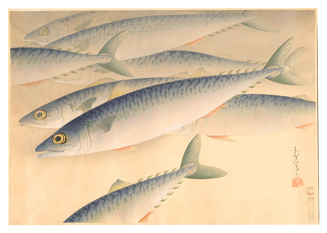 Ono Bakufu “Fish of Japan / No. 4 of Volume 2: Mackerel”／