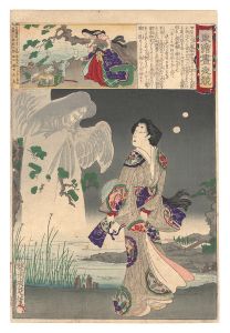 Chikanobu/Eastern Brocade Prints: Comparison of Day and Night / Iga no Tsubone[東絵昼夜競　伊賀の局]