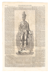 The Illustrated London News 1860年12月15日号より　The Anglesey Column Statue 他 ／ マシュー・ノーブル　他