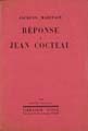 コクトーへ　Réponse a Jean Cocteau　