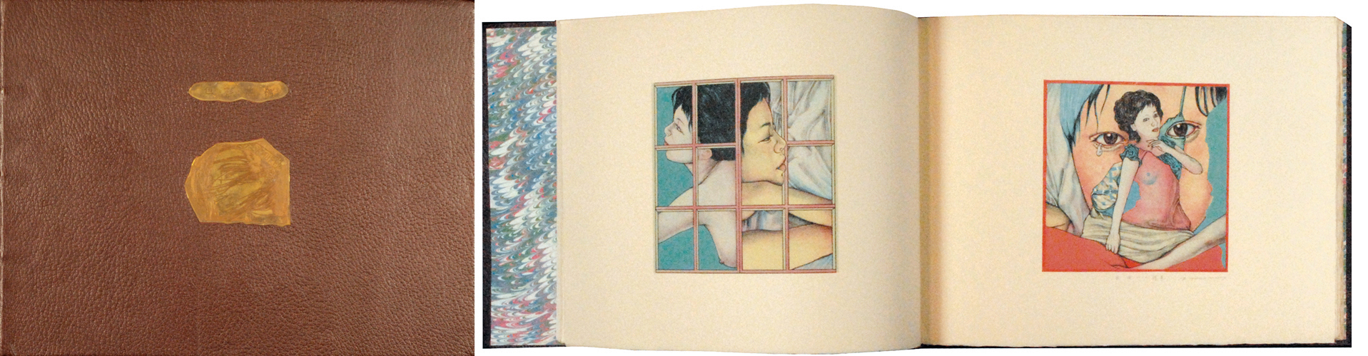 ｢田村文男　石版画集 色彩草稿｣／