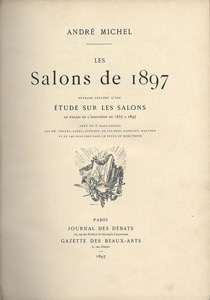 ｢[仏]LES Salons de 1897｣ANDRE MICHEL
