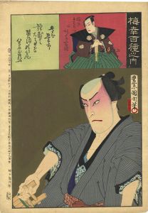 Kunichika/100 Roles of Baiko / Sakanaya Sogoro[梅幸百種之内　肴屋惣五郎]