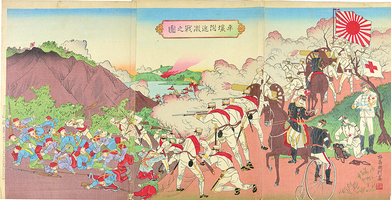 Kunitoshi “The Battle of Pyongyang”／