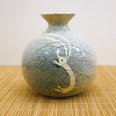 Tsujimura Jusaburo “Illustrated ceramics jar”／