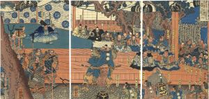 Kuniyoshi/Benkei in Kanjincho[勧進帳]