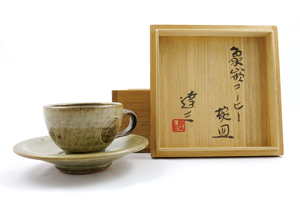 Shimaoka Tatsuzo “Inlay coffee cup & saucer”／