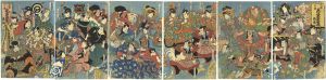 Kuniyoshi/Kabuki Prints[大江戸三座　見立昌栄曽我　初編・後編]