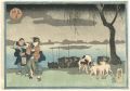 <strong>Kuniyoshi</strong><br>Famous Places in Edo : Yanagib......