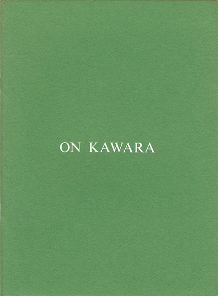 “Biography of On Kawara（April 1,1986） 19,456 days” ／
