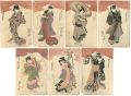 <strong>Kunisada</strong><br>Seven Roles of Iwai Hanshiro :......