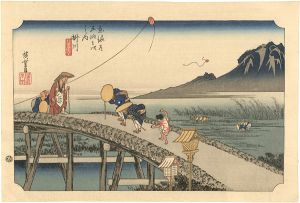 Hiroshige/53 Stations of the Tokaido / Kakegawa【Reproduction】[東海道五十三次之内　掛川【復刻版】]