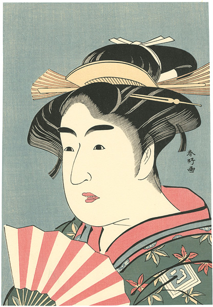 Shunko “Actor Ichikawa Monnosuke II as Osome【Reproduction】 ”／