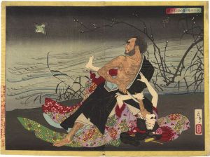 Yoshitoshi/A New Selection of Eastern Brocade Prints / DaijinBo Killed Umegae[新撰東錦絵　大仁坊梅ヶ枝を殺害の図]