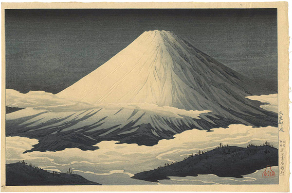 Takahashi Shotei(Hiroaki) “Fuji in The 4 Seasons / Nearby Omuro”／