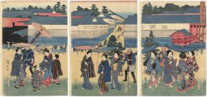 Hiroshige/Famous Views of the Eastern Capital, The View of Kasumigaseki[東都名所　霞ヶ関の図]