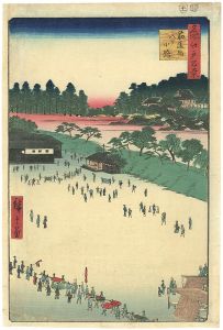 Hiroshige/100 Famous Views of Edo / Yasukoji, Inside Sujikai Gate[名所江戸百景　筋達内八ッ小路]