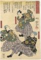 <strong>Kuniyoshi</strong><br>Parody of the Six Poets