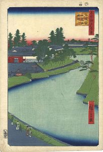 Hiroshige/100 Famous Views of Edo / The Benkei Moat from Soto-Sakurada to Kōjimachi[名所江戸百景　外桜田弁慶堀糀町]