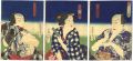 <strong>Kunichika</strong><br>Kabuki Actors Print