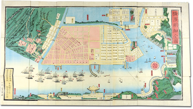 Yoshikazu “Detailed Map of Yokohama”／