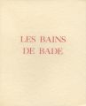 LES BAINS DE BADE：BOYLESVE／BEC......