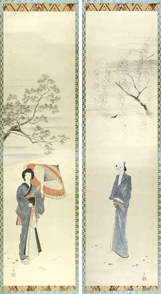 Tachibana Sayume “Scroll Painting : Komoriyasu and Otomi”／