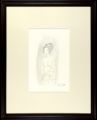 <strong>Saito Shinichi</strong><br>自筆画　吉原の女