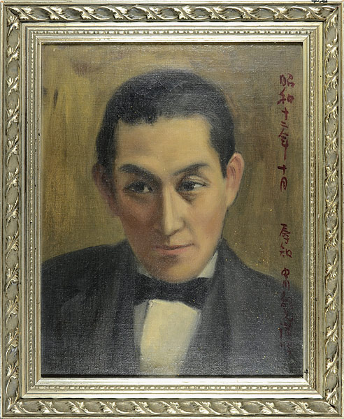 Nakagawa Kigen “Painting : Portrait of Tomoda Kyosuke”／