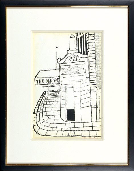 Ben Shahn “Drawing : The Old Vic Theatre”／