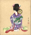 <strong>Yamamoto Shoun</strong><br>Painting : An Apprentice Geish......