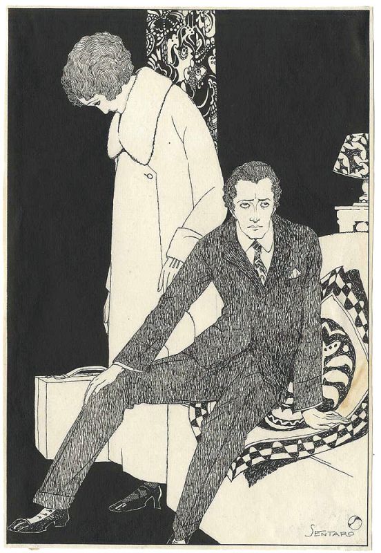 岩田専太郎｢自筆画稿｣／
