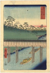 Hiroshige/36 Views of Mt.Fuji / Ochanomizu in the Eastern Capital[冨士三十六景　東都御茶の水]