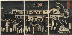 Yoshikazu/The Transit of an American Steam Locomotive[亜墨利加国蒸気車往来]